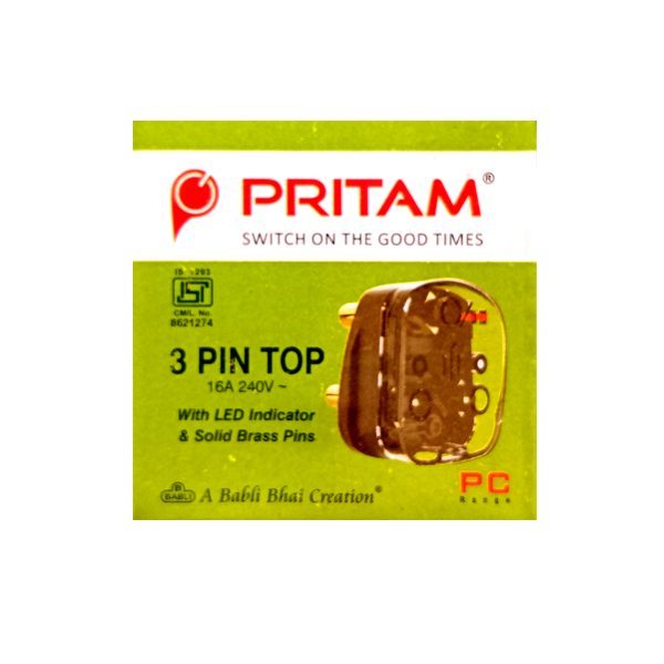 16A 3 Pin Top With Indicator Pritam PC - Image 7