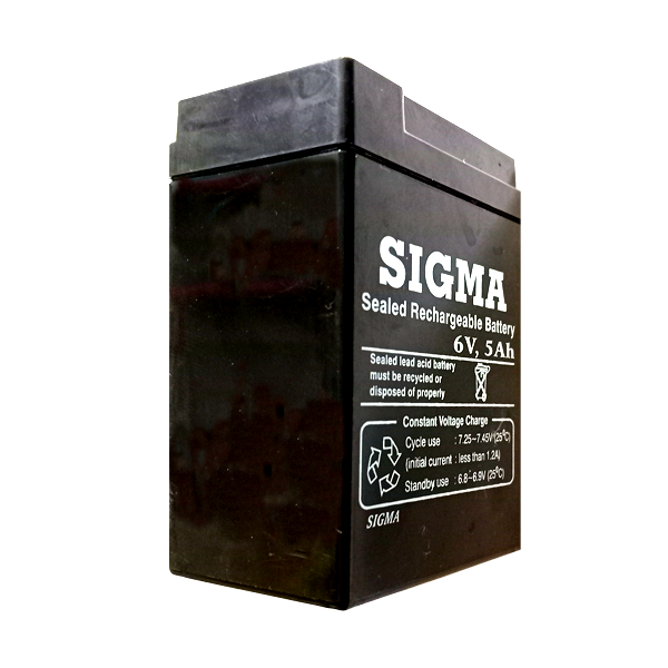 Sigma-6V Sealed Rechargeable Battery (6 V) - Image 3